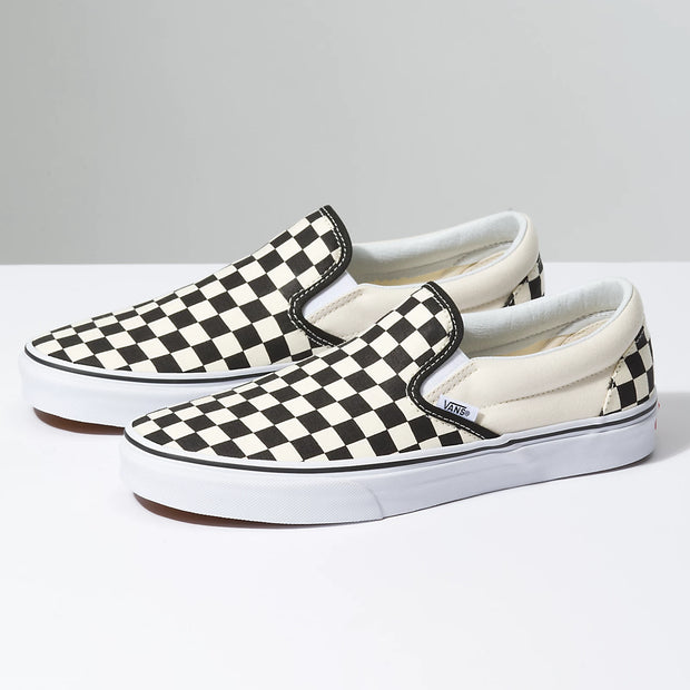 Vans - Classic Slip-On - Black and White Checkerboard – Board Of Missoula