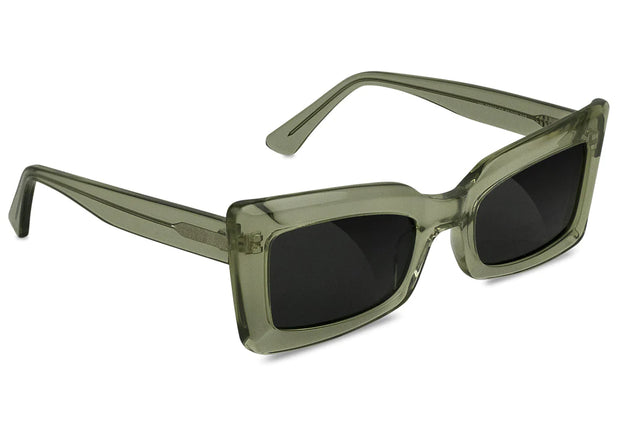 Glassy - Elliot Premium Polarized Sunglasses Grey Transparent