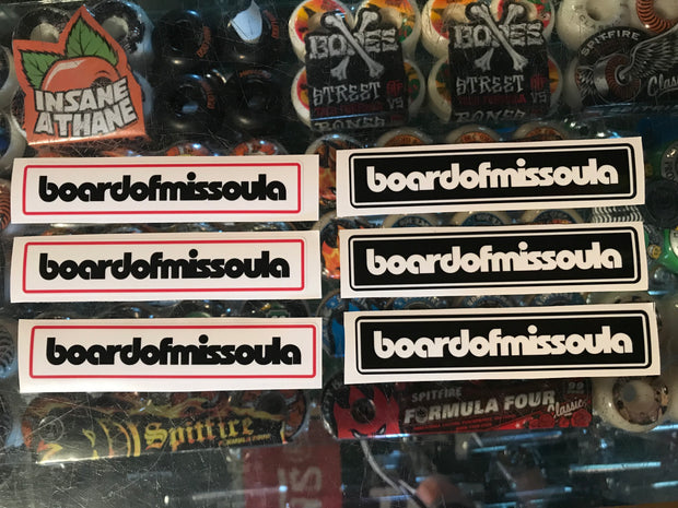 Board of Missoula Bar Logo Sticker 6 Pack - Board Of Missoula